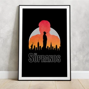 DIE SOPRANE Poster - Tony Sopran Druck Gangster Kunst Mob Mafia HBO TV Show  - Bild 1 von 12