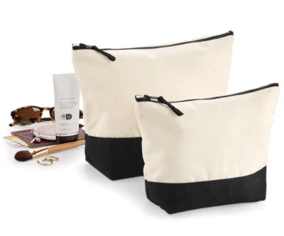 WESTFORD MILL Damen-Waschtasche Canvas Make-up Damen-Waschtasche großes Reisekosmetikzubehör