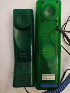 Telefono Swatch Twin phone 1989 original vintage blue green 