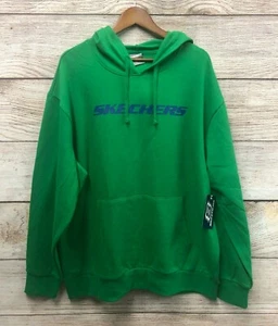 Sudadera con Capucha Sketchers Para Hombres 2XL (56" Pecho) Verde Pullover Polar Sudadera Nueva - Imagen 1 de 3