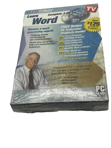 VIDEO PROFESSOR LEARN WORD COMPLETE 3-CD SET VINTAGE NEW FACTORY SEALED - Picture 1 of 3