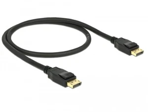 DisplayPort 1.2 Kabel | DisplayPort St. auf DisplayPort St. | 30cm. schwarz. - Bild 1 von 2
