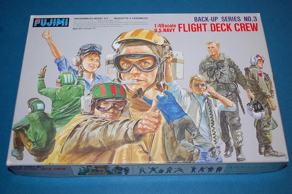 FUJIMI 35003 - US Navy Flight Deck Crew  scala 1/48 - Immagine 1 di 1
