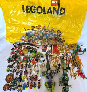 GENUINE LEGO NINJAGO MINIFIGURE MOC LOT PARTS PIECES WEAPON ARMOR INCOMPLETE - Picture 1 of 24