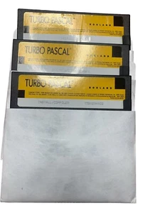 Borland Turbo C Version 3.0 for DOS Floppy Disk SET 3 Disks Free Shipping - Picture 1 of 8