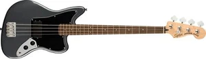 Squier Affinity Series Jaguar Bass Charcoal Frost Metallic L From Japan - Picture 1 of 6