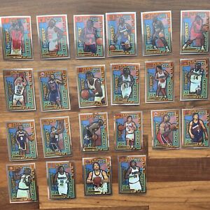 1995-96 TOPPS FINEST SERIES 2 MYSTERY SET M23-M44 /  22 CARDS A