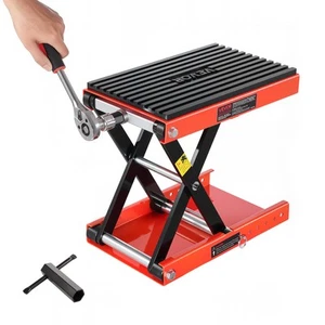 VEVOR Cric de Moto à Ciseaux Capacité 544 kg Large Plateau avec Manivelle VTT - Imagen 1 de 12