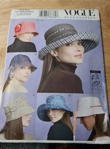 Vogue V643 patrón de sombrero raro - Imagen 1 de 7