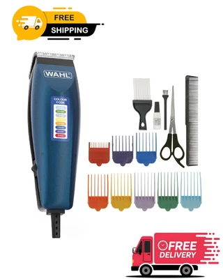 Wahl Mens Colour Pro Corded Hair Clipper Trimmer Grooming Set