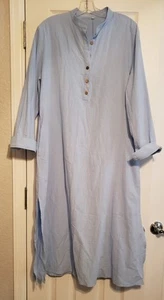 Maxi Vestido Azul Pálido - Talla 2XL (Se Adapta a XL/1X) - NUEVO - Imagen 1 de 4