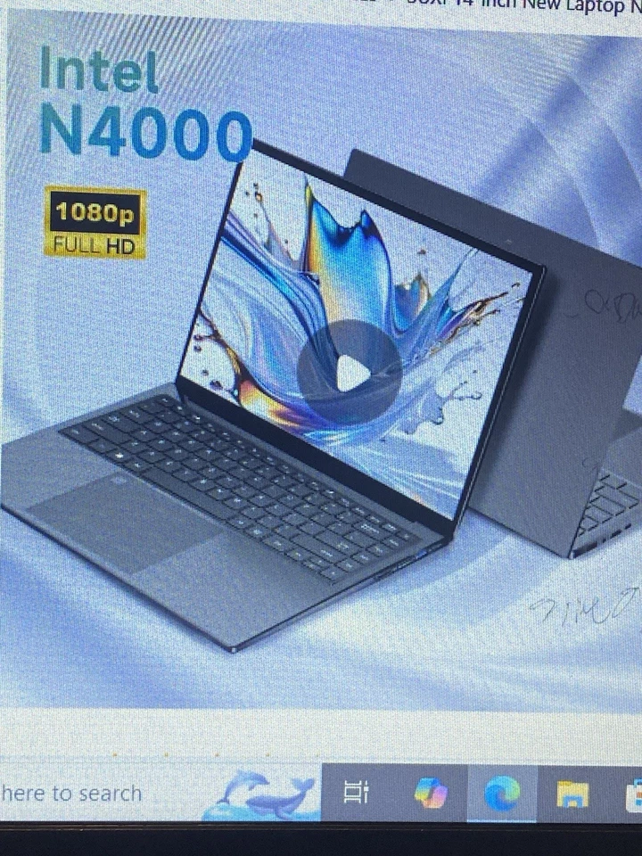 SUXI 14-in 8 gb ram 256 gb  5000mAh battery capacity Notebook New  - Image 1 of 4