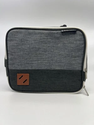 Hecho Resistente Aislado Bolsa Refrigerador Estuche Gris Dos Tonos Almuerzo Comida Bebida Bolsa Foto 1 de 4