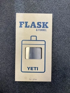 Nuevo frasco y embudo Yeti de acero inoxidable de 7 oz - Imagen 1 de 2
