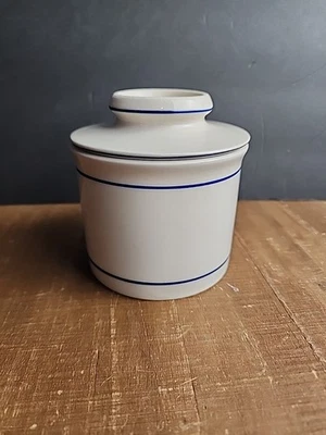 Campana de mantequilla francesa Norpro Pottery gres vajilla plato granja  Foto 1 de 4