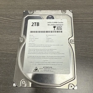 2tb Festplatte 7200rpm 32MB Cache WL2000GSA3272 90% NEU - Bild 1 von 3