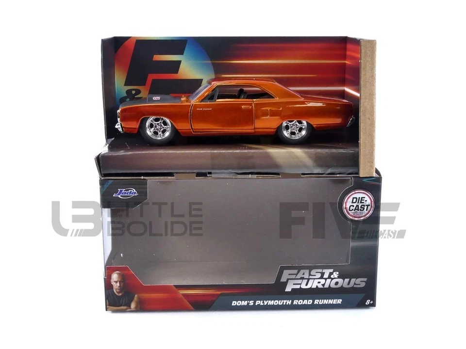 JADA TOYS 1/32 - PLYMOUTH PLYMOUTH ROAD RUNNER BRONZE FF 1970 97128BR - Photo 1/1