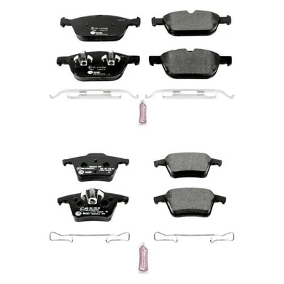 For Volvo XC90 07-14 Euro-Stop Semi-Metallic Front & Rear Disc Brake Pad Set Foto 1 de 4
