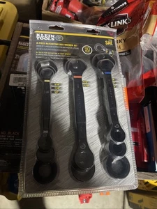 Klein Tools 69408G 90-Tooth Ratcheting Box Wrench Set, SAE, 8 Pc. - Picture 1 of 1
