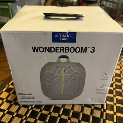 Ultimate Ears WONDERBOOM 3 водонепроницаемый/пыленепроницаемый мини-динамик - Joyous Brights серый - Изображение 1 из 2