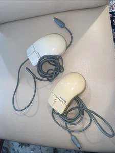 Two Vintage Microsoft Serial-Mouse Port Compatible 2.0 Computer Mouse #58264 - Picture 1 of 5