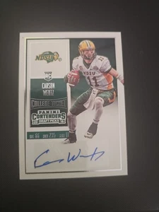 2016 Panini Contenders Draft Picks Carson Wentz # 127 Rookie RC Auto Autograph - Picture 1 of 2