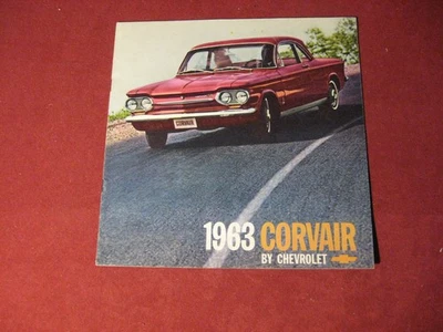 Chevy Corvair 1963 folleto de ventas folleto catálogo original antiguo Foto 1 de 4