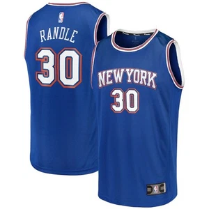 Julius Randle 30 NY Knicks Fanatics Fast Break Jersey Statement Edition Blue S - Picture 1 of 13