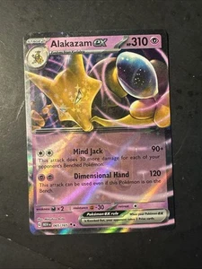 Alakazam EX 65/165 Pokémon 151 Escarlata y Violeta Inglés Holo Arte - Imagen 1 de 8