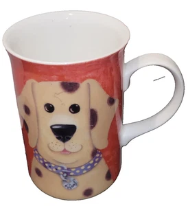Whittard Chelsea Chatsford "Woof" Fine China Tee Kaffee Becher Spotty Dog - Bild 1 von 2