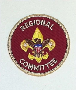 BSA Regionalkomitee Position Patch Burgund Twill Gold bestickt - Bild 1 von 3