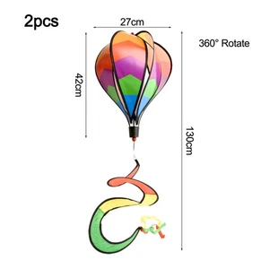 Unique Air Balloon Wind Spinner Twister Geometric 3d Windmill Decoration - Picture 1 of 16