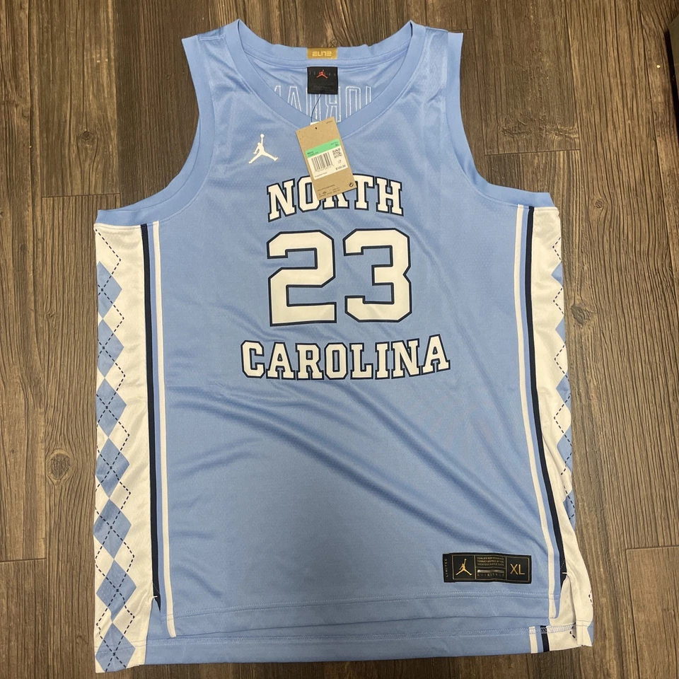 Nike Elite North Carolina Tar Heels Jordan Basketball Jersey Sz XL (AT8895-448)