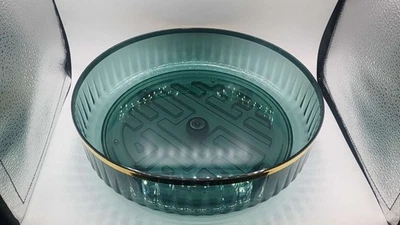 Green Lazy Susan Organizer 10.6" Plastic Turntable Rotating Storage Spinning - Image 1 of 4