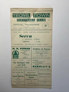 Yeovil Town v Weymouth; Liga Sur, 19 de noviembre de 1960 - Imagen 1 de 4