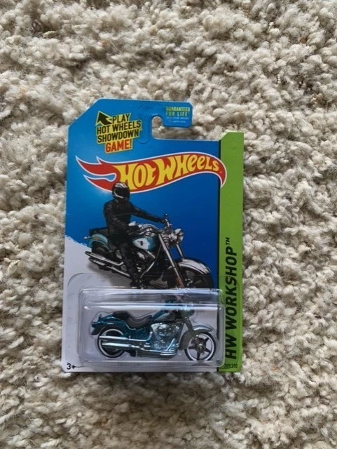Harley-Davidson Fat Boy Super Treasure Hunt Hot Wheels con paquete protector Foto 1 de 1