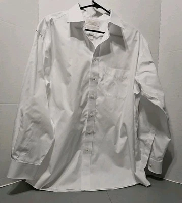 Gold Label Roundtree & Yorke Full Fit Size 16 1/2 33 White - Image 1 of 4