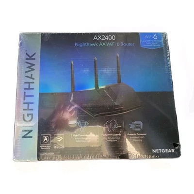 NETGEAR Nighthawk RAX120 AX6000 WiFi 6 Router  6Gbps 2.4/5 GHz 12 streams - Image 1 of 4