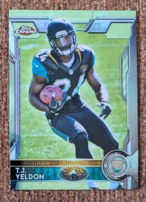 2015 Topps Chrome T.J. Yeldon #138 Jacksonville Jaguars RC NM/MT - Image 1 of 2
