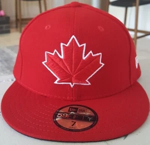 Toronto Blue Jays NBA New Era 59FIFTY sitzende Mütze rote Kappe Größe 6 7/8 - Bild 1 von 5