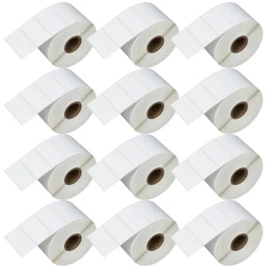 Etiquetas térmicas directas 12 rollos 2''x1'' 1300/RL para Zebra LP2824 2422 2844 ZP450 - Imagen 1 de 24