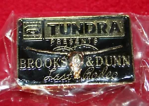 BROOKS & DUNN 2010 Last Rodeo Concert Tour SOUVENIR Enamel PIN Toyota Tundra - Picture 1 of 3