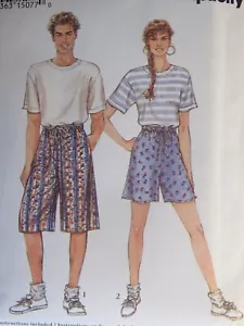 Easy OOP SIMPLICITY 8884 Mens/Misses/Teens Tops & Shorts PATTERN XS-XL/6-24 UC - Picture 1 of 3