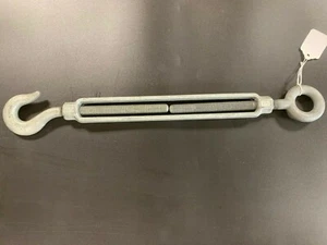 Chicago Hardware 01726 1/2"x 9" Clase F Galvanizado, Gancho para Ojos Tensor Nuevo de Lote Antiguo - Imagen 1 de 1