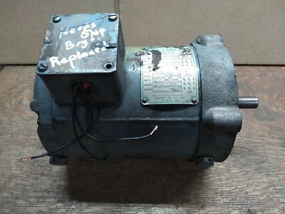 Baldor 1/3 HP 1725RPM Electric Motor 208-230/460VAC 3PH Fr 56C New Bearings - Image 1 of 4
