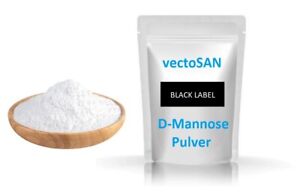 100 g D-Mannose Pulver Birke vectoSAN Black Label Premium 100 % vegan+natürlich