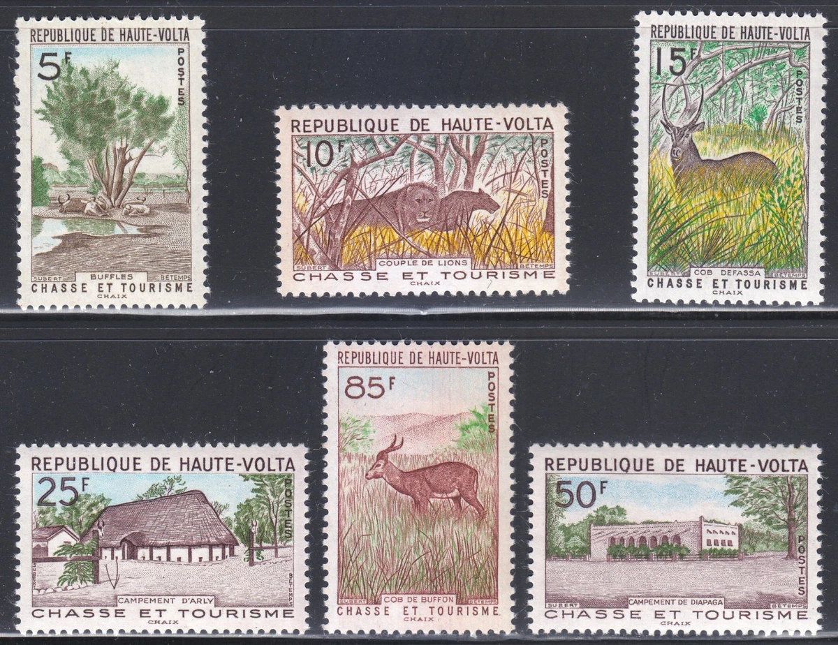 Briefmarken-Set Burkina Faso 1985 – 100 Jahre Motorrad, Komplett Postfrisch (Nr. 998-1004), MNH