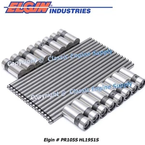 Push-Rod & Lifter Set Fits Some 1955-1979 Pontiac 316 350 389 400 428 455 V8 - Picture 1 of 9