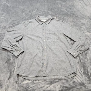 REI Cooperative button up shirt mens large long sleeve hemp organic cotton Hike - Picture 1 of 13