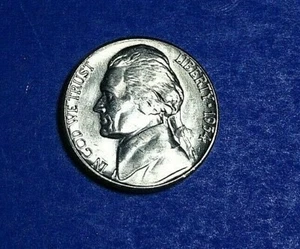 1954-D JEFFERSON 5c NICKEL BU UNCIRCULATED - STOCK PHOTO - Picture 1 of 2